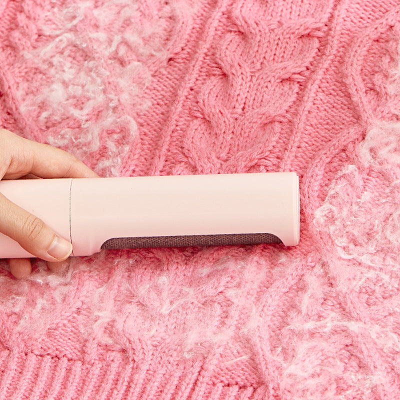 2-in-1 Reusable Pet Hair Remover – Portable, Self-Cleaning Lint Roller for Dog & Cat Fur
