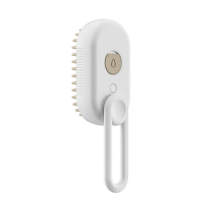 3-in-1 Steamy Pet Grooming Brush – Massage, De-Shed & Shine